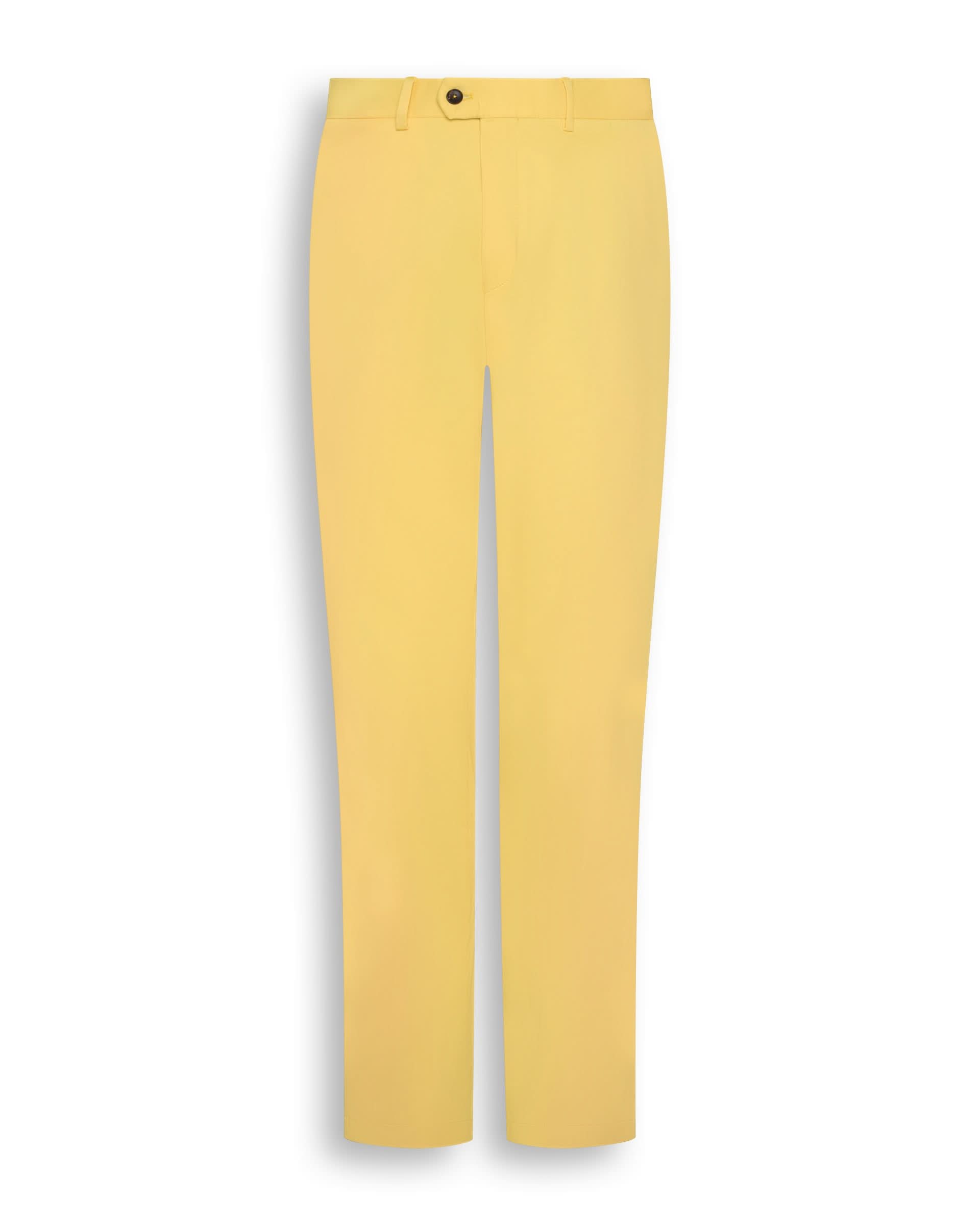 Webster Cotton Stretch Chino Plain Yellow