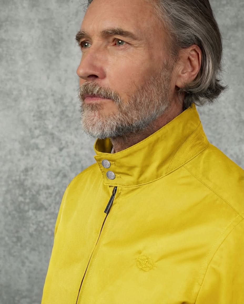 Barton Cotton & Nylon Plain Bomber Yellow
