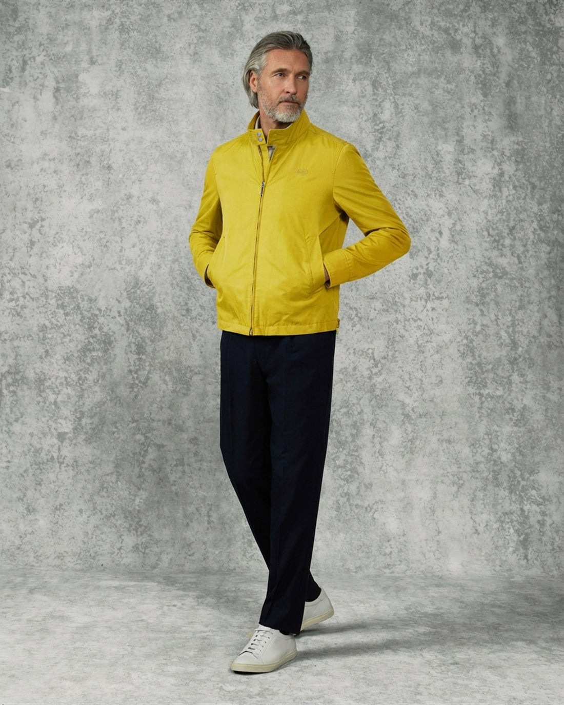 Barton Cotton & Nylon Plain Bomber Yellow