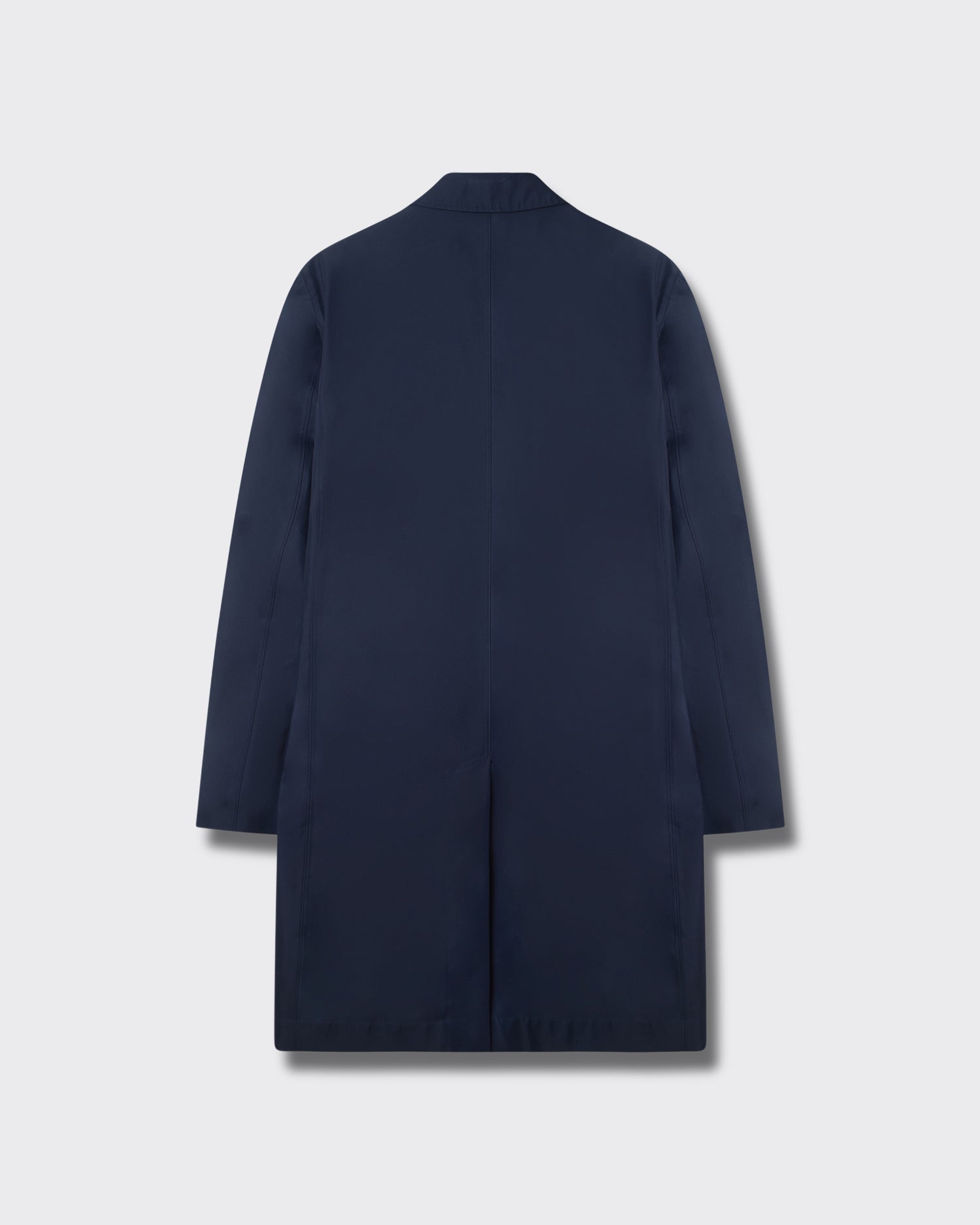 Monroe Long Trench Coat Navy