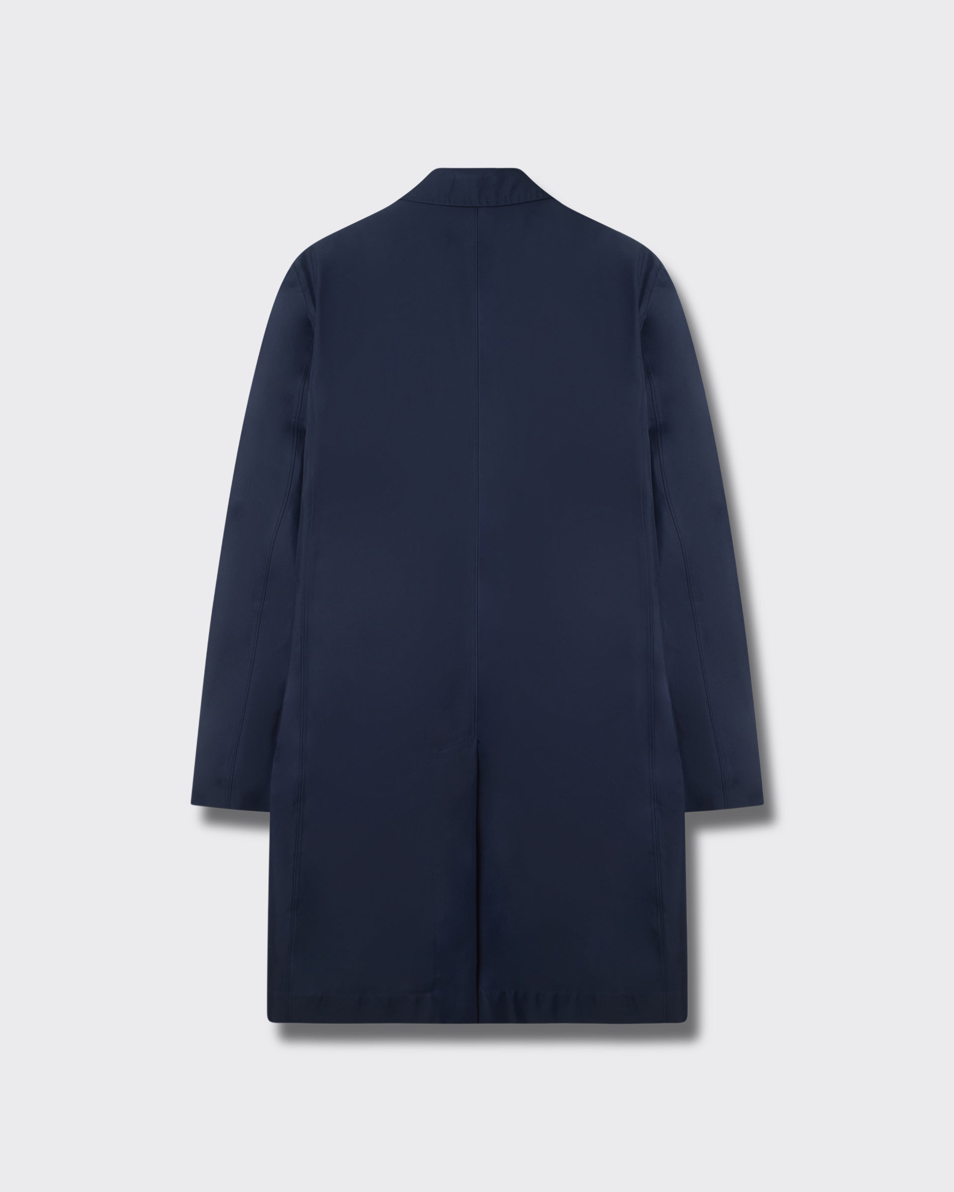 Monroe Long Trench Coat Navy
