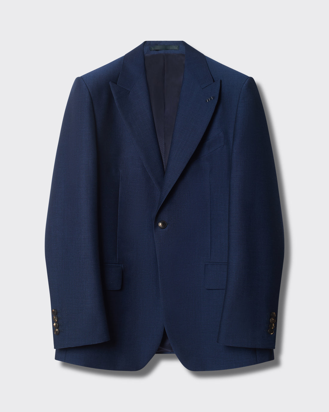 Inglefield Wool Mohair Suit Jacket Blue