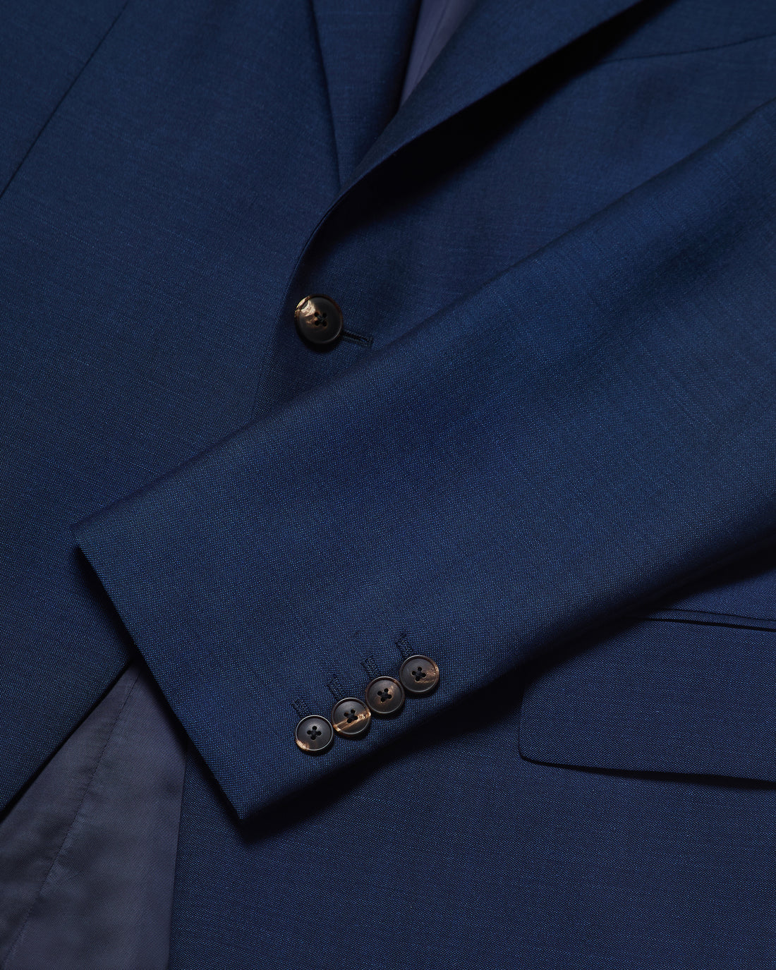 Inglefield Wool Mohair Suit Jacket Blue