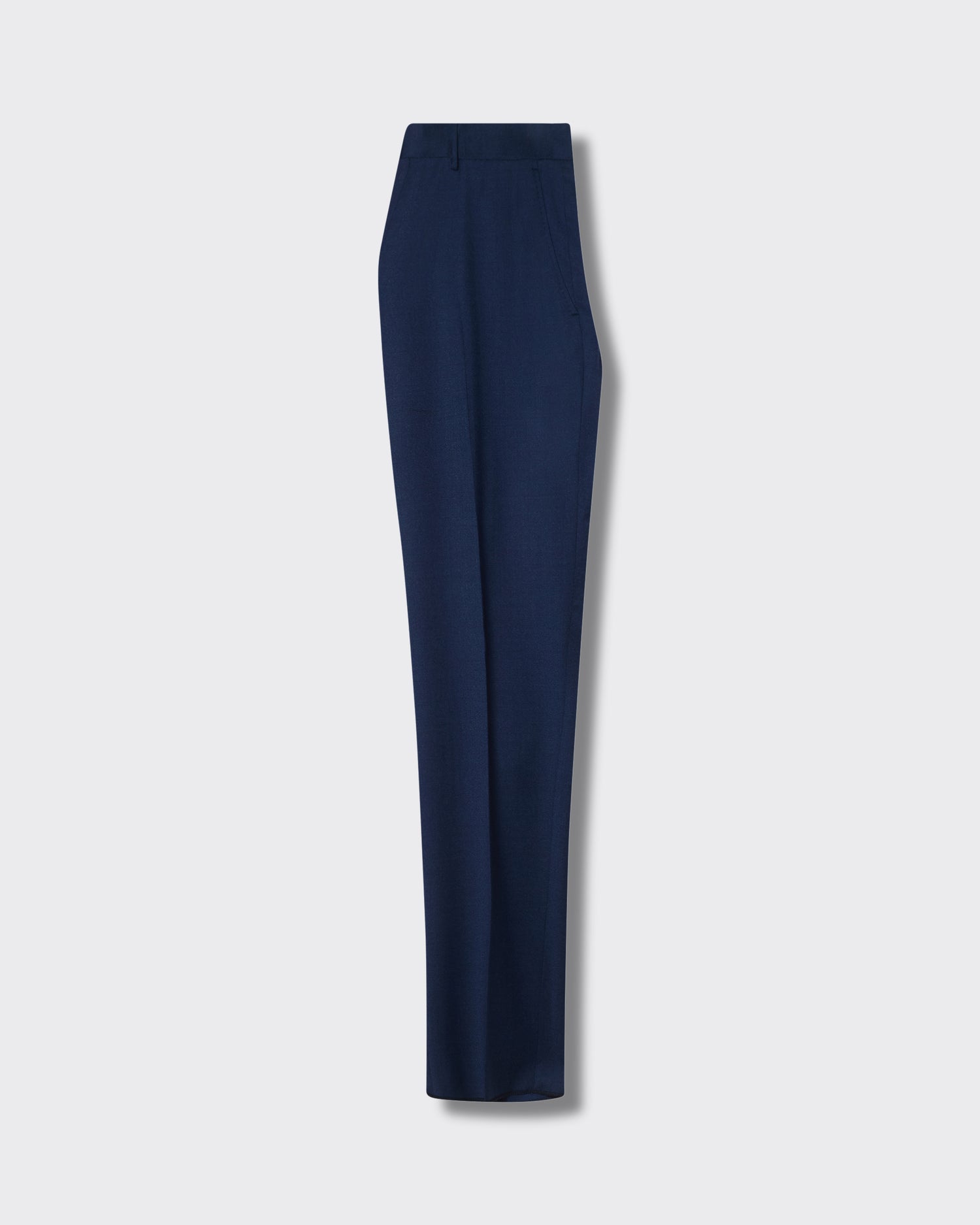 Cooke Wool Flannel Suit Trousers Blue