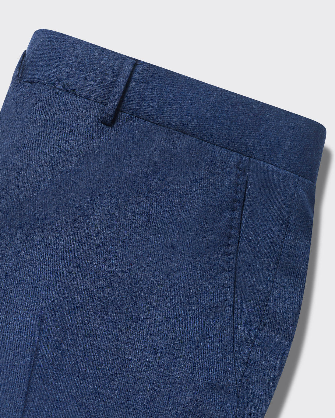 Cooke Wool Flannel Suit Trousers Blue