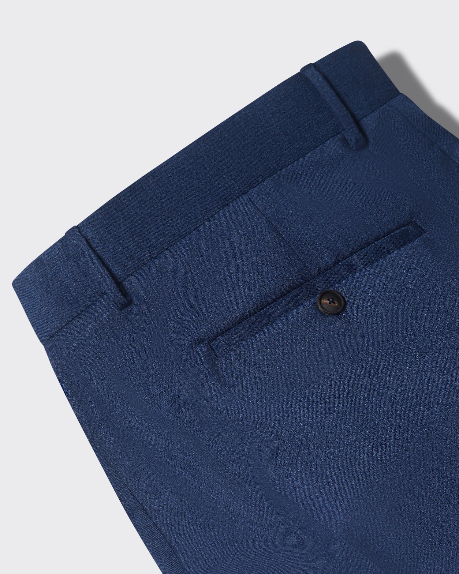 Cooke Wool Flannel Suit Trousers Blue