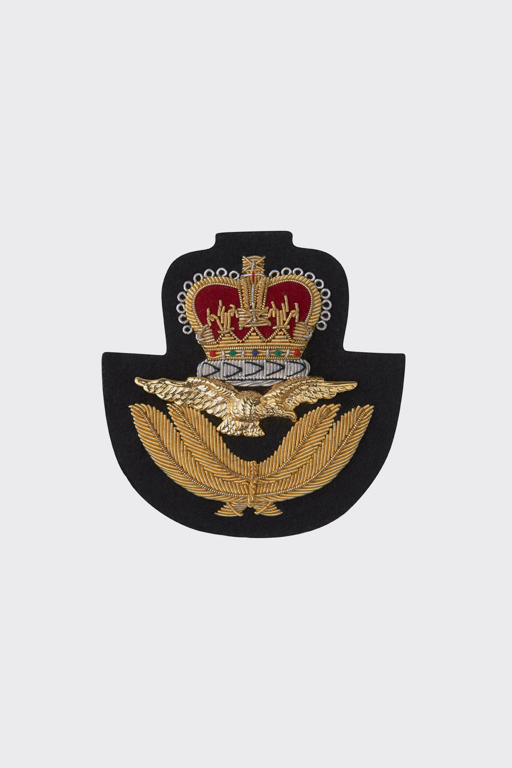 RAF Officers St Edwards Crown Cap Badge