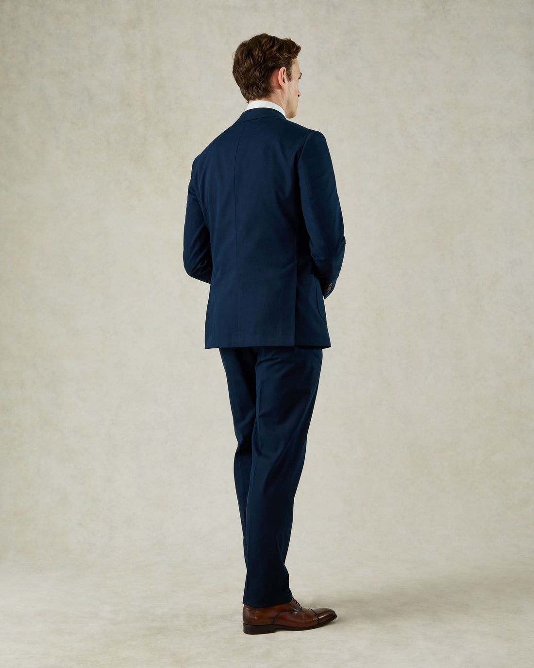 Stanley Cotton &amp; Cashmere Suit Navy
