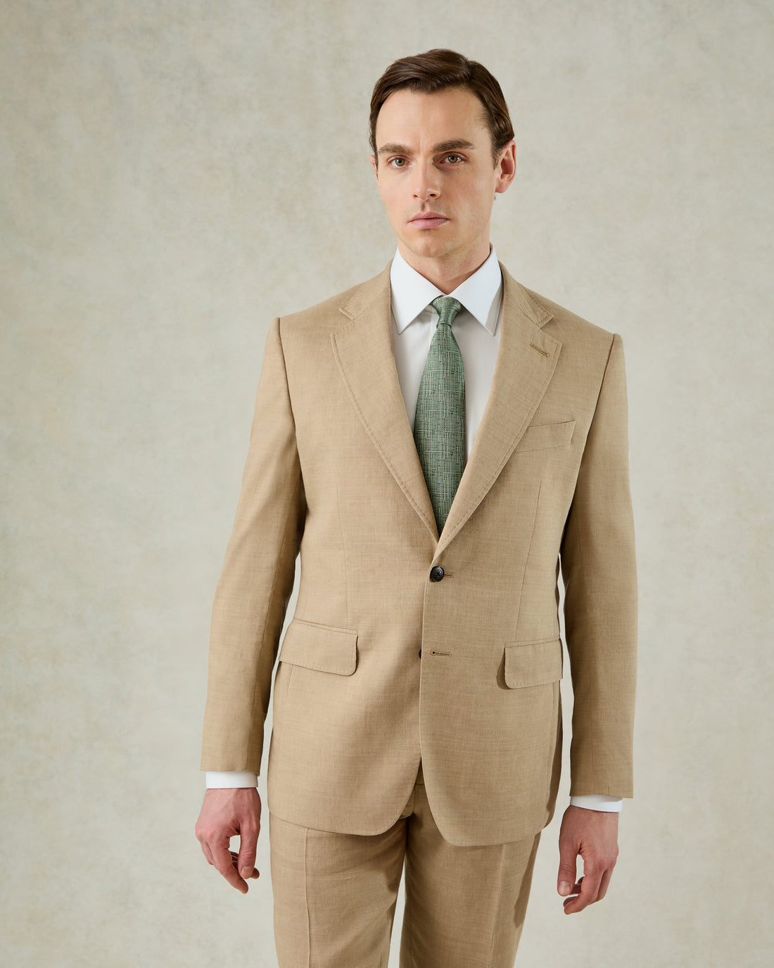Speke Linen Suit Tan