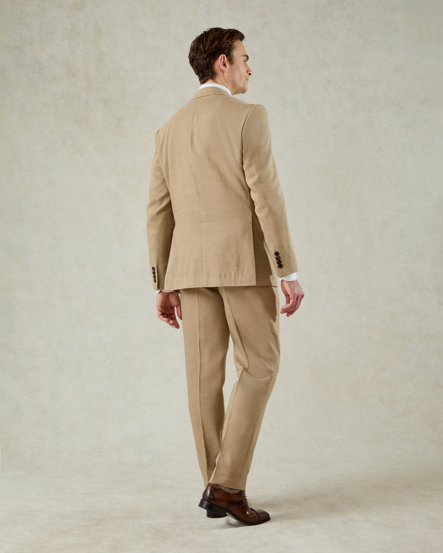 Speke Linen Suit Tan