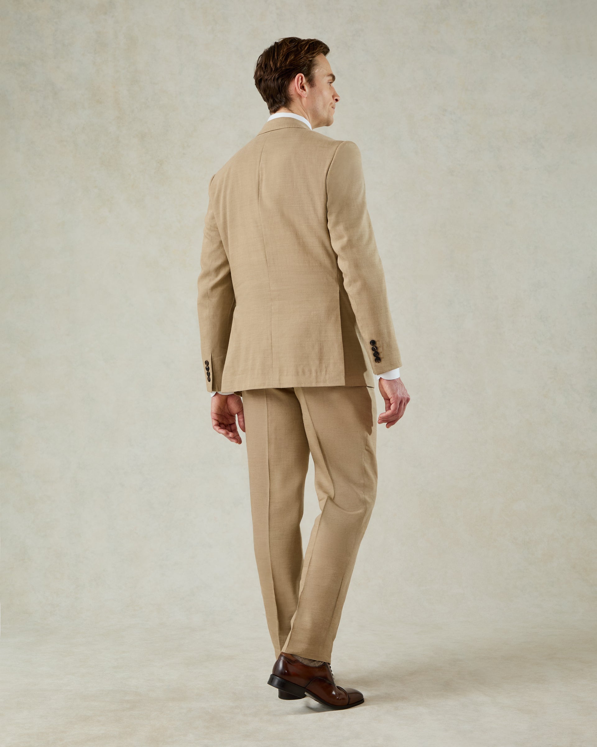 Speke Linen Suit Tan