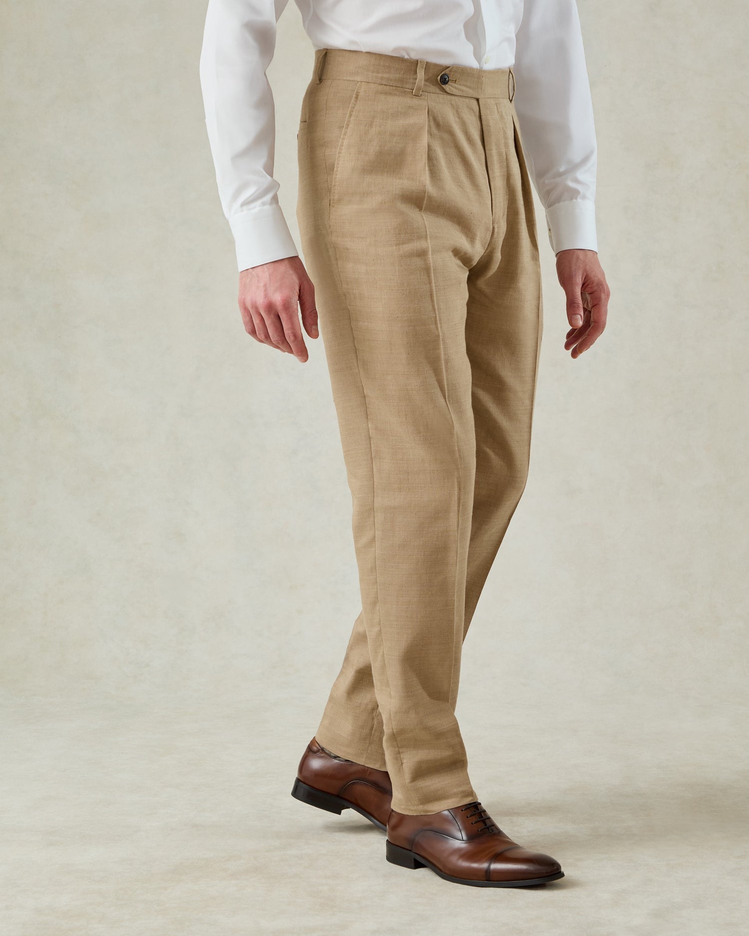 Speke Linen Suit Tan