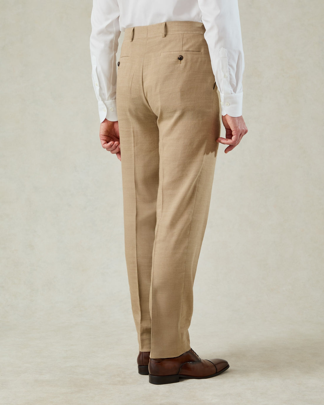Speke Linen Suit Trouser Tan