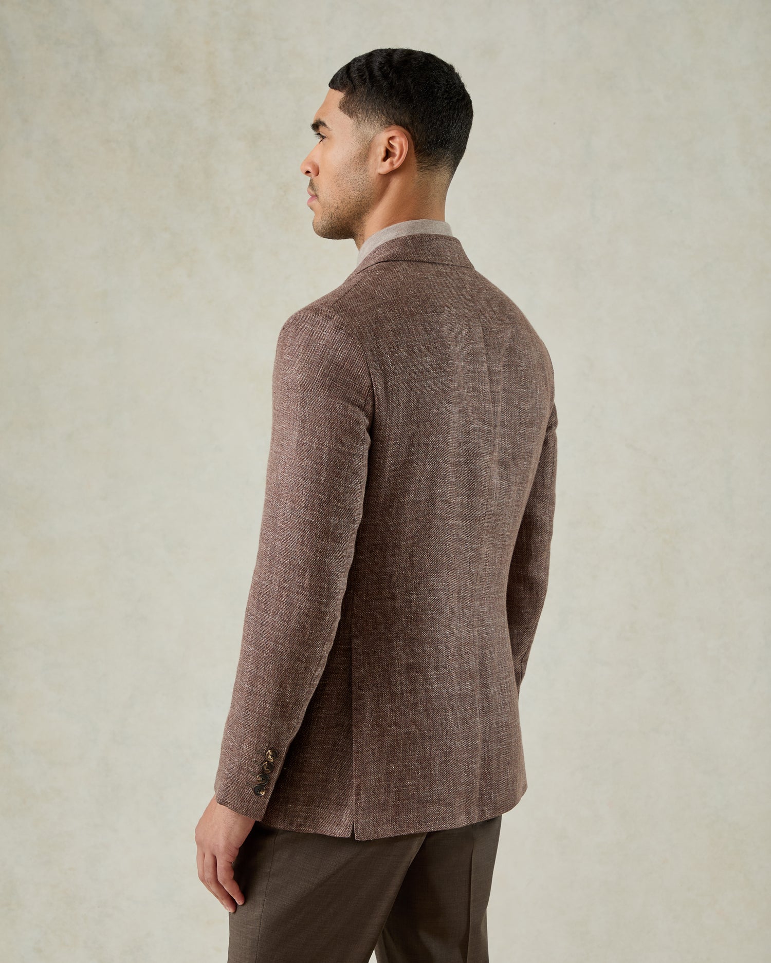 Watkins Hopsack Jacket Brown