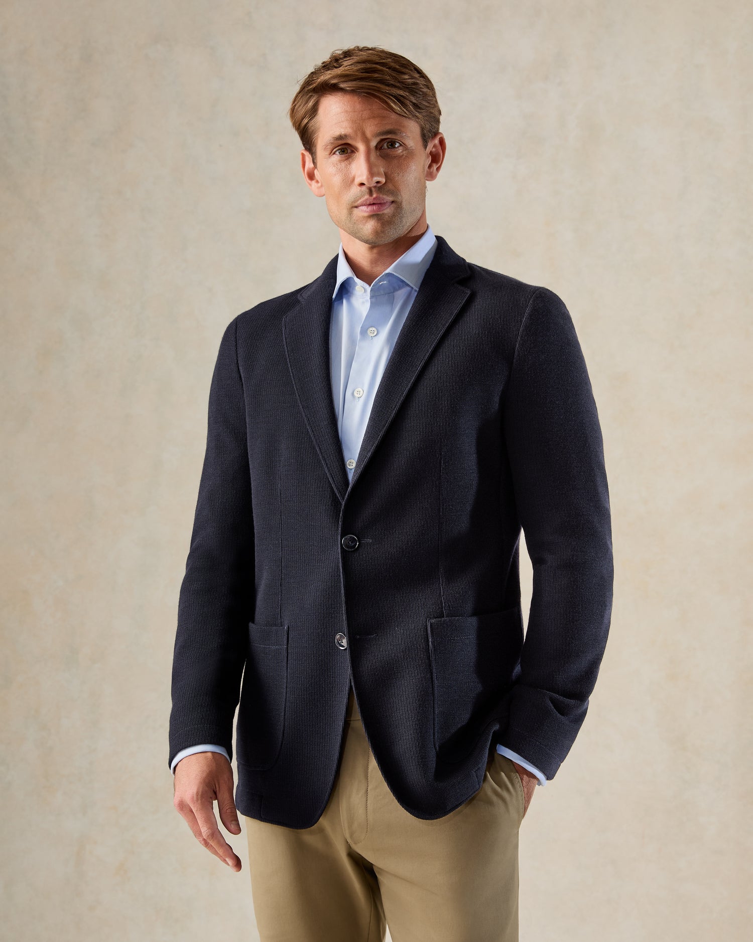 Jervoise Jersey Blazer Navy