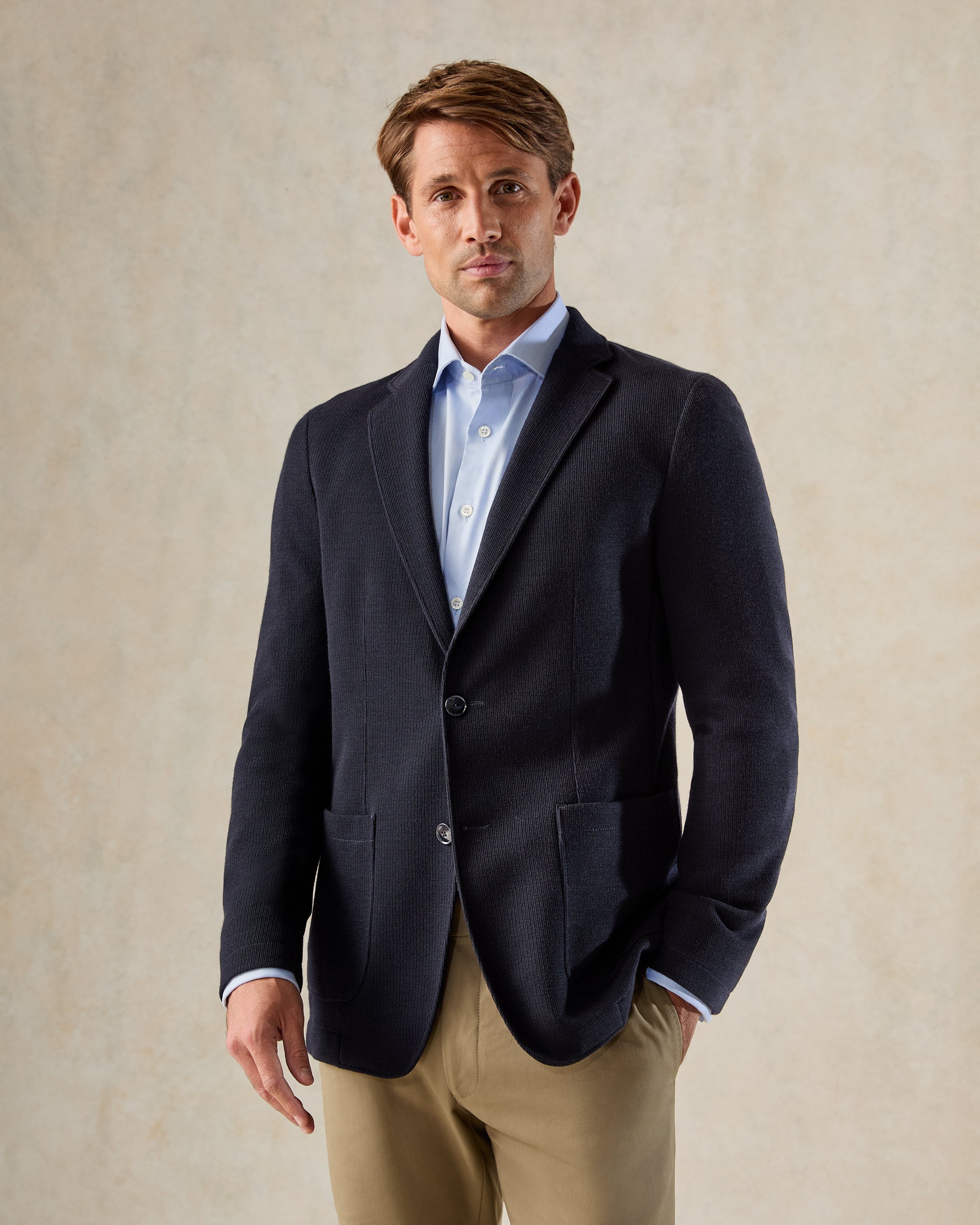 Jervoise Jersey Blazer Navy