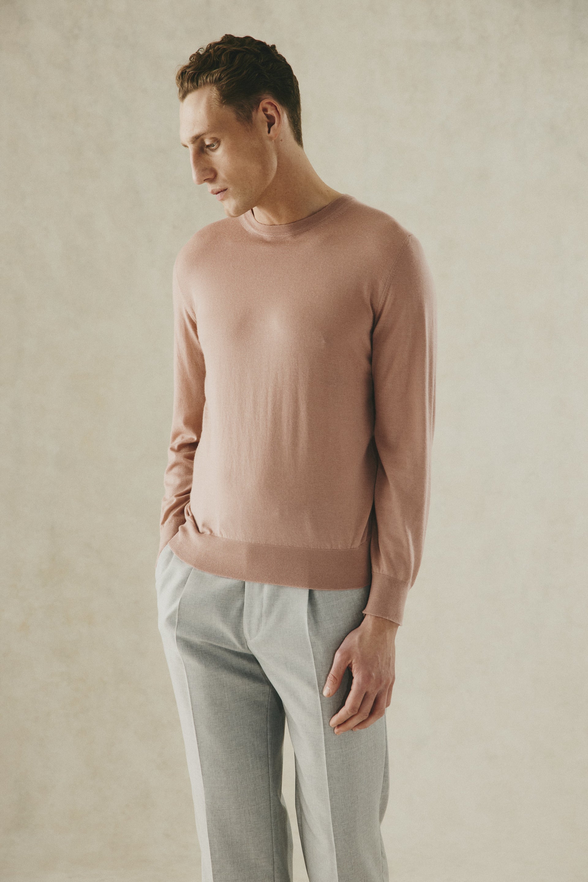 Lucas LS Cashmere Crew Jumper