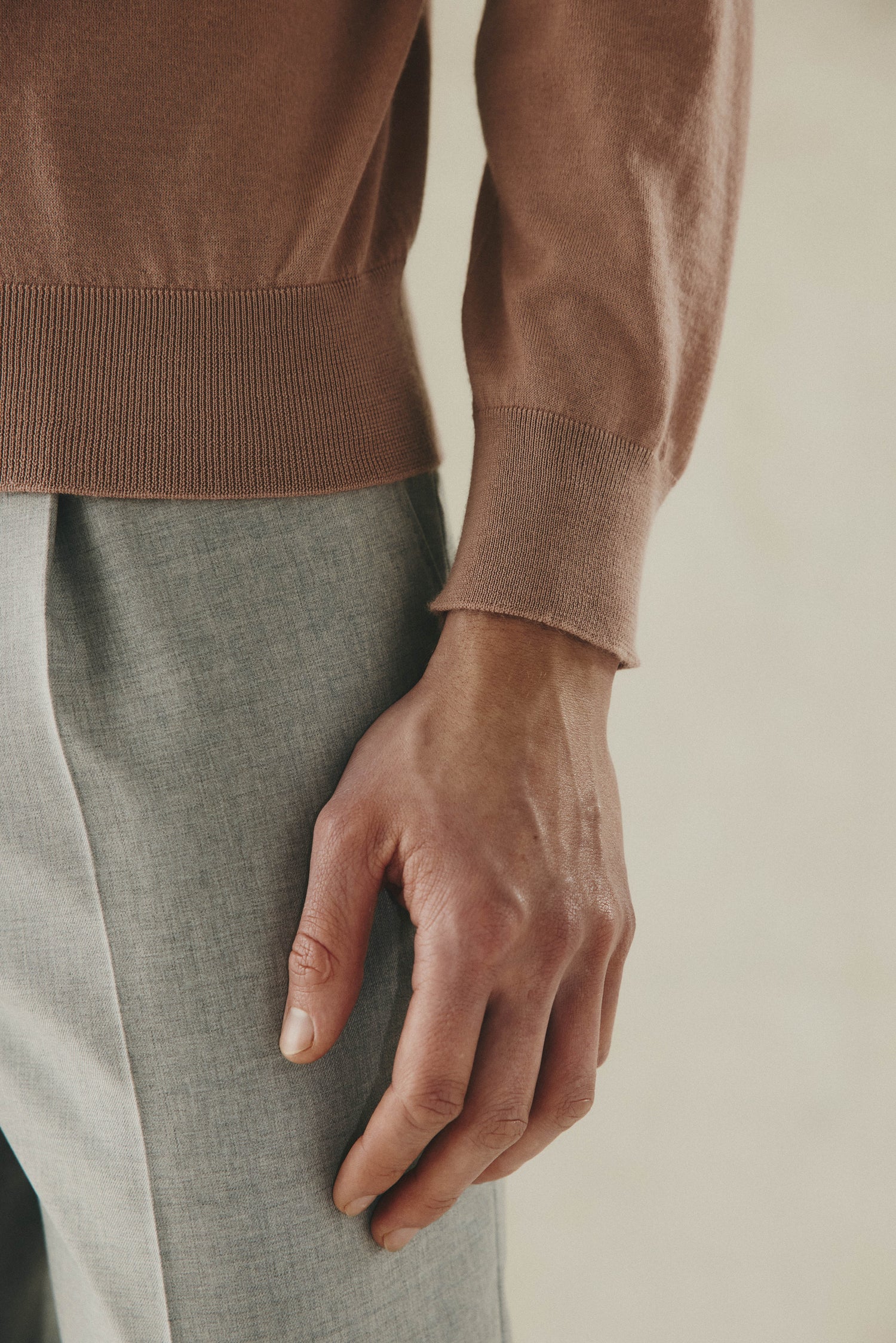 Lucas LS Cashmere Crew Jumper