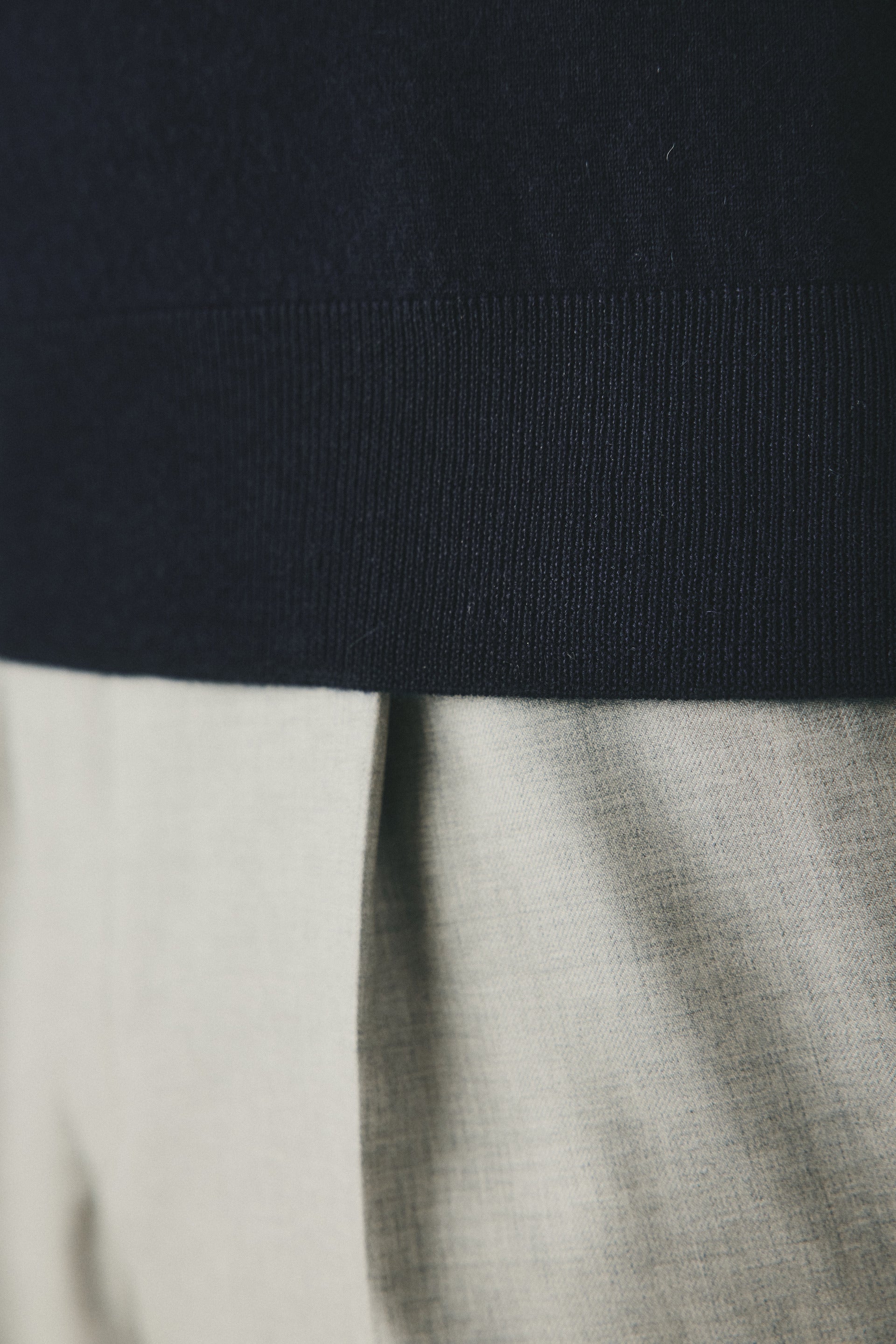 Lucas Cashmere Crew Jumper Navy
