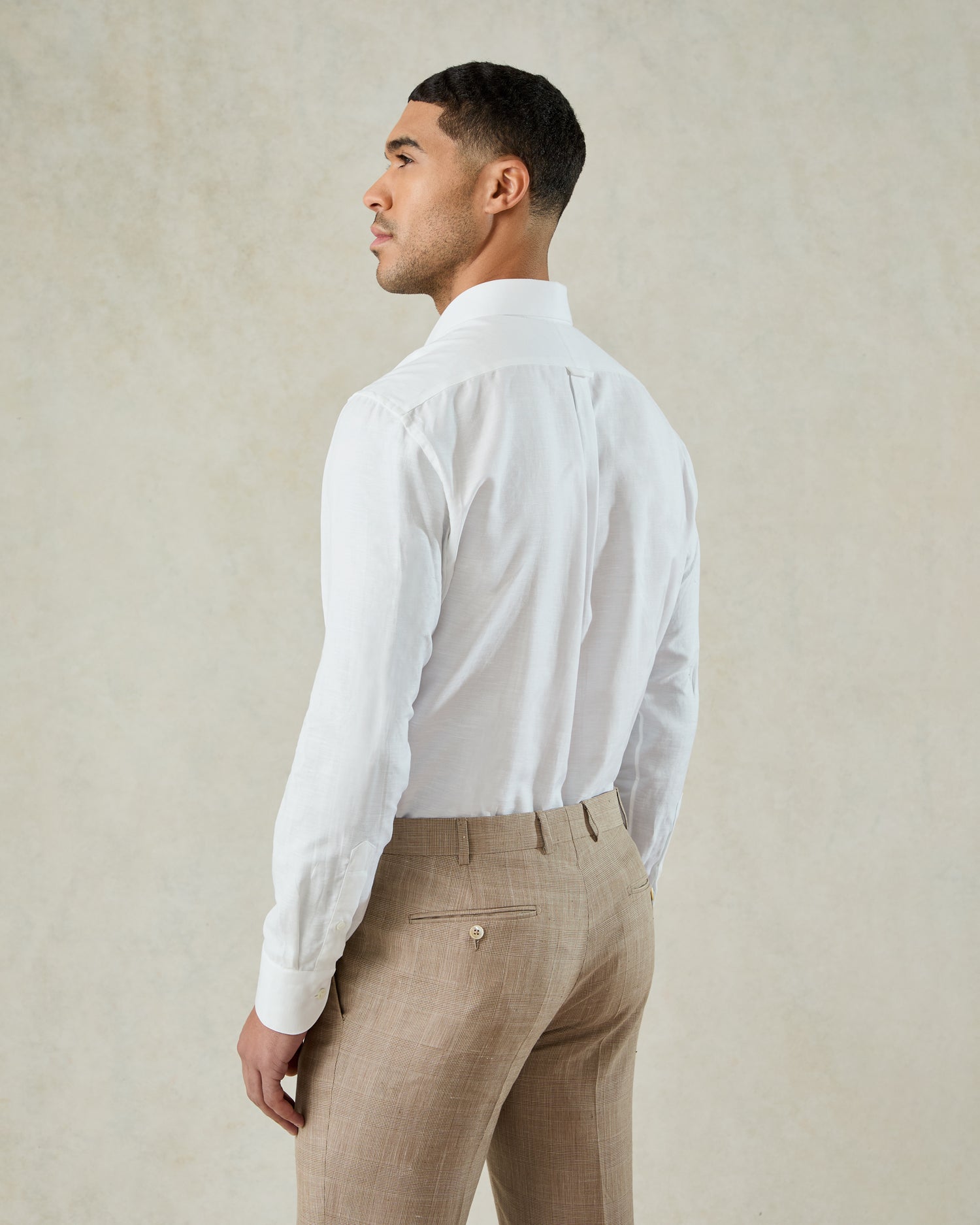 Henderson Linen Shirt White
