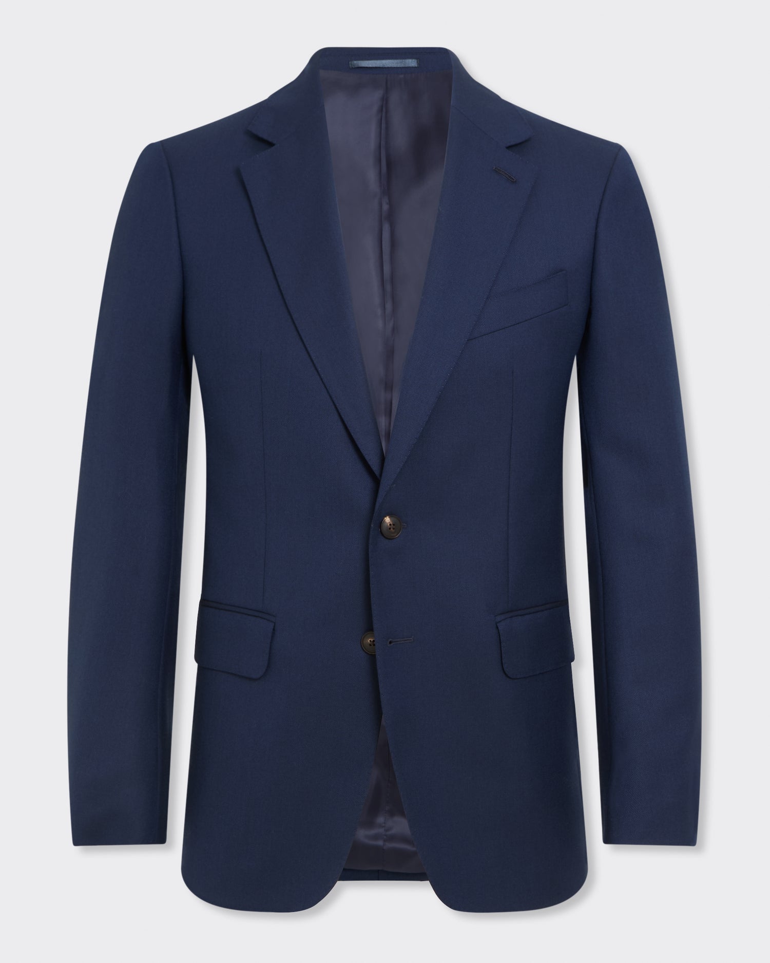 Seymour Blue Wool Twill Suit Jacket