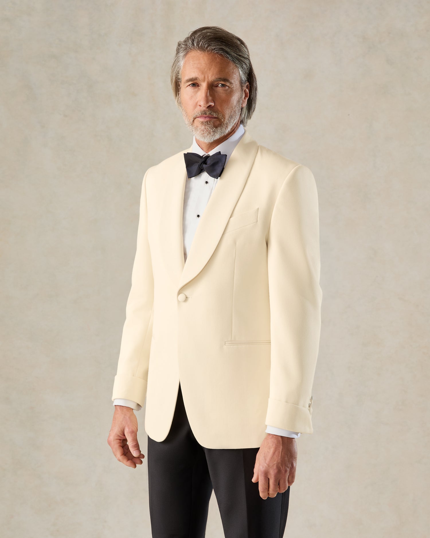 Colomb Ecru Wool Dinner Suit