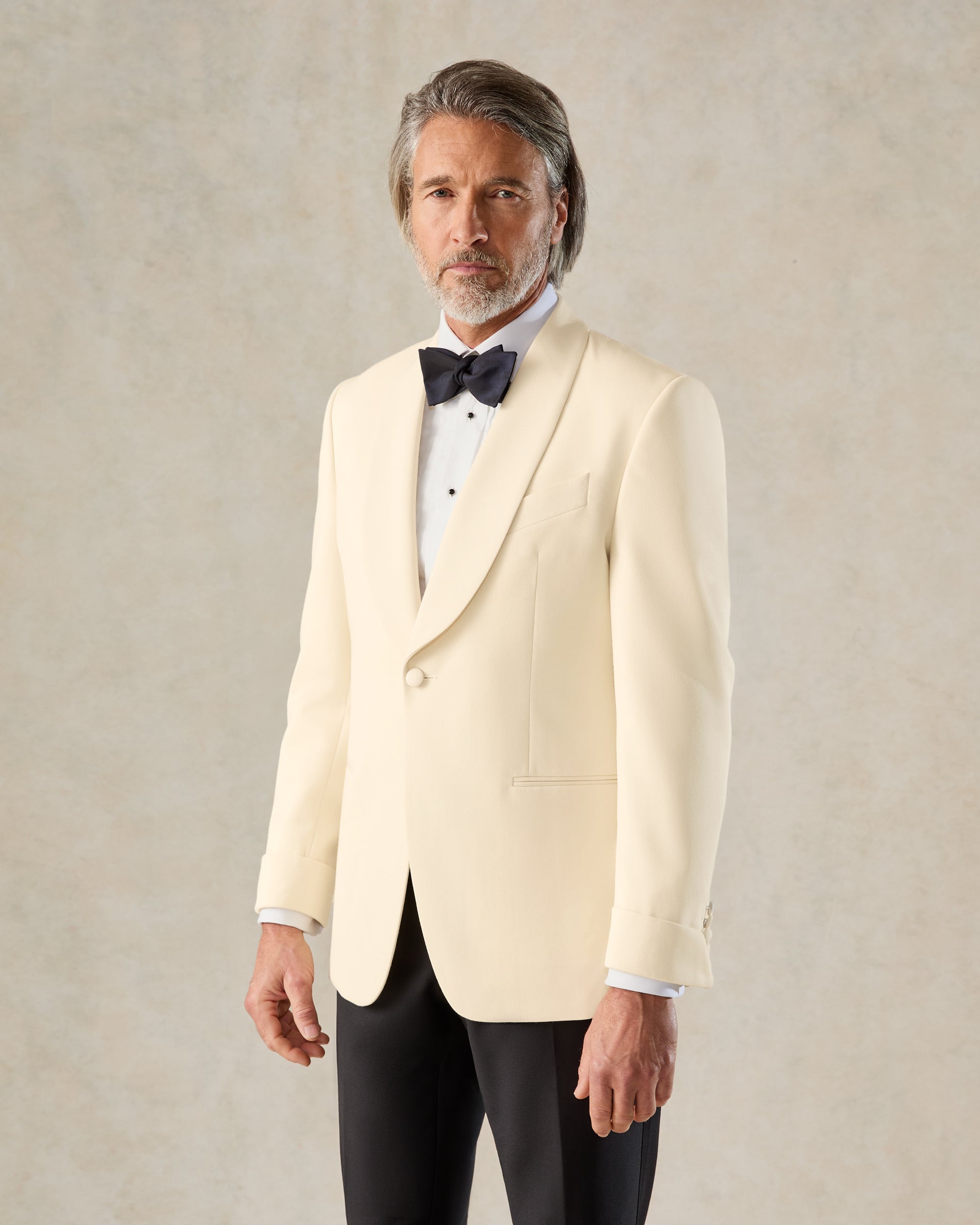 Colomb Ecru Wool Dinner Suit
