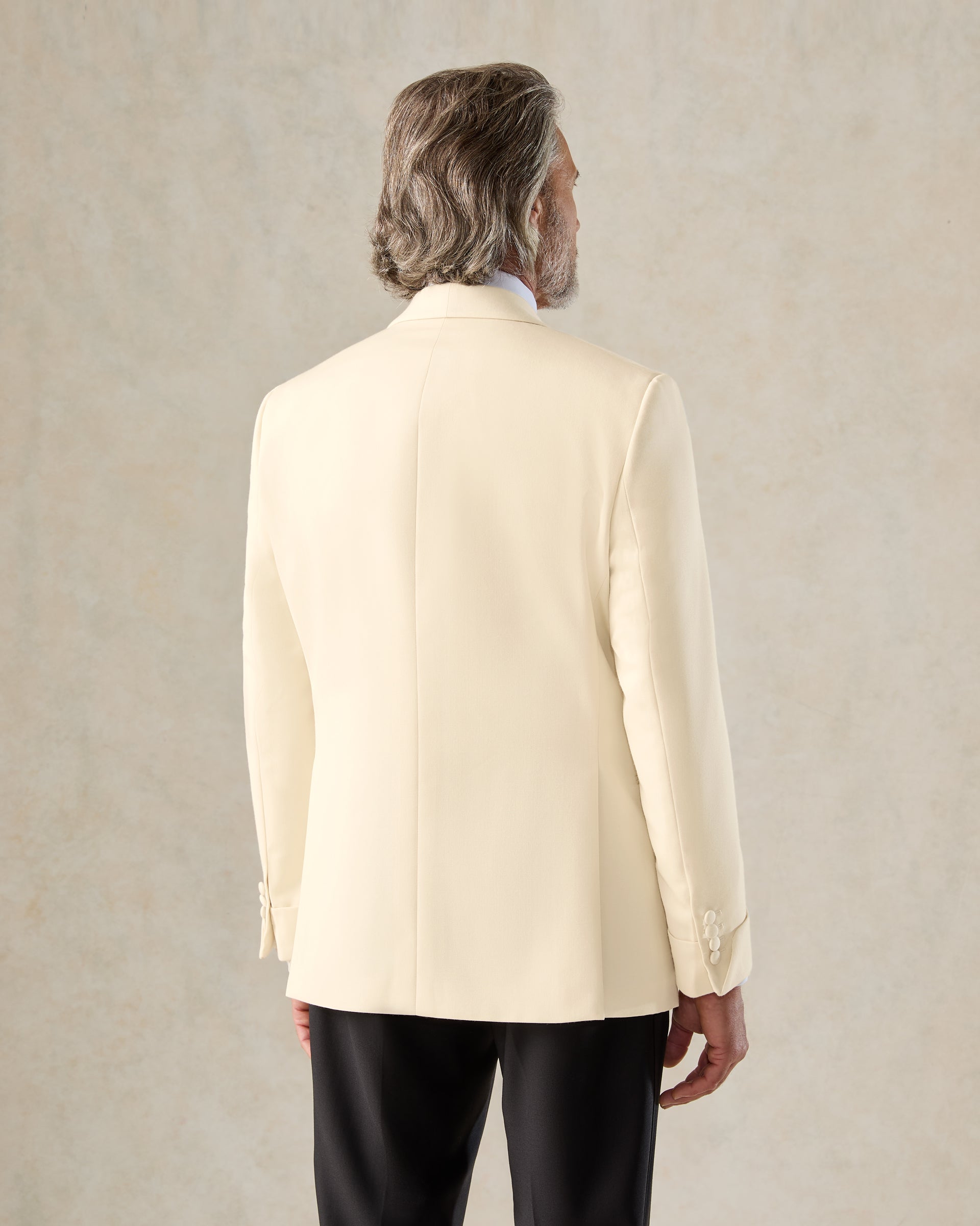 Colomb Ecru Wool Dinner Suit