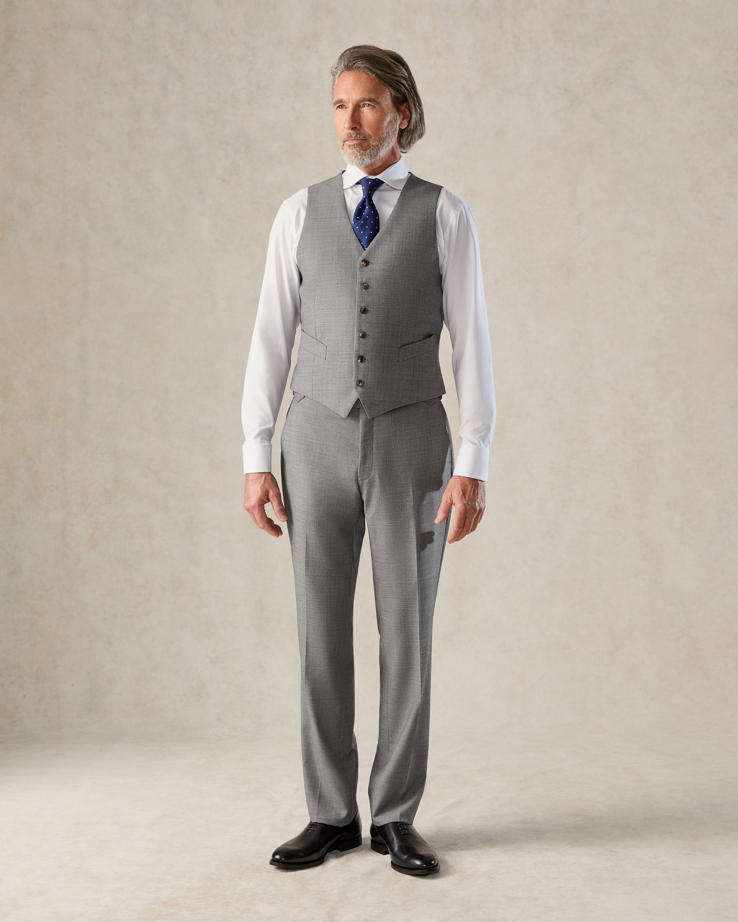 Torlese Grey Single Breasted Virgin Wool Morning Suit