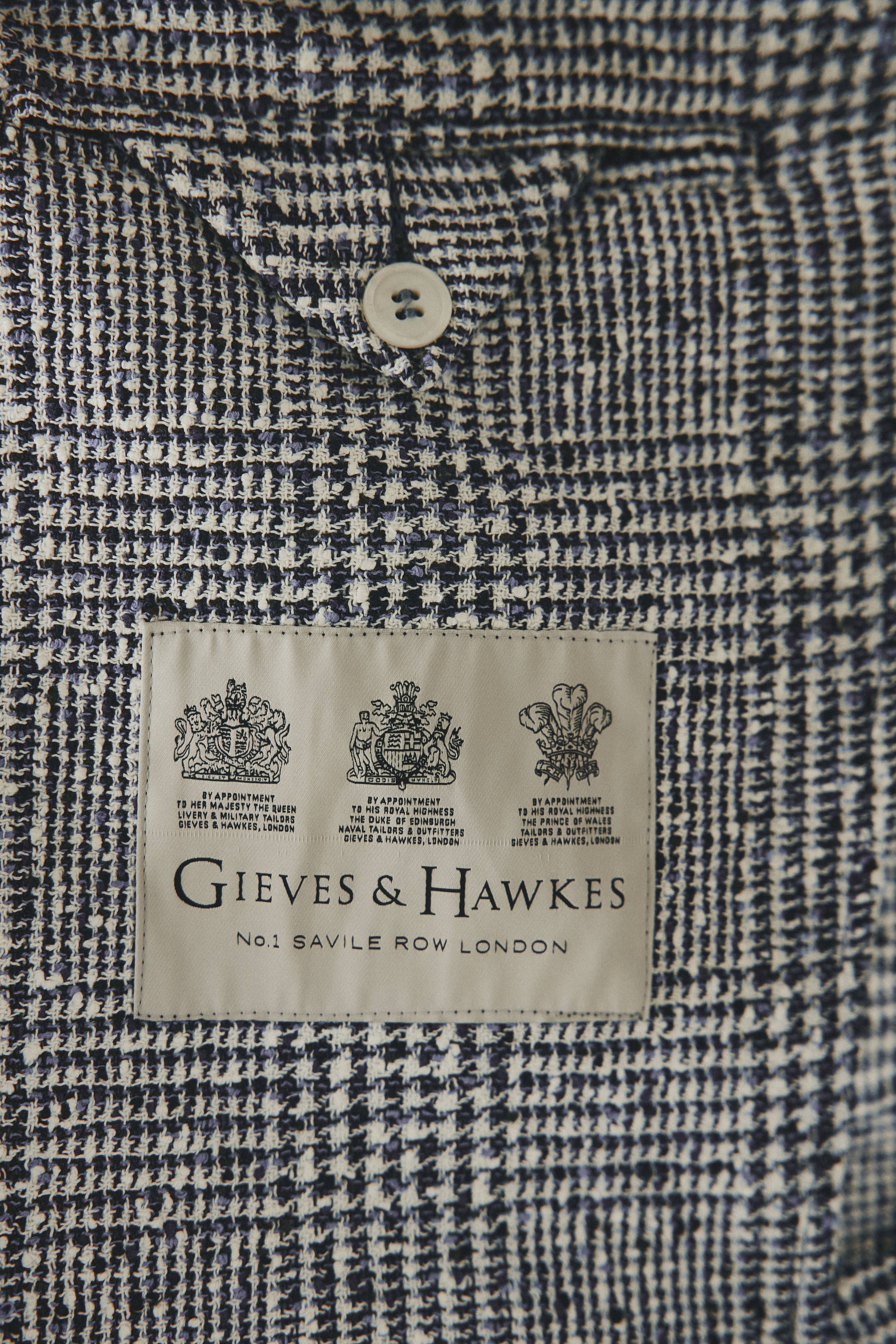 Goodenough Linen Blend Blazer Blue