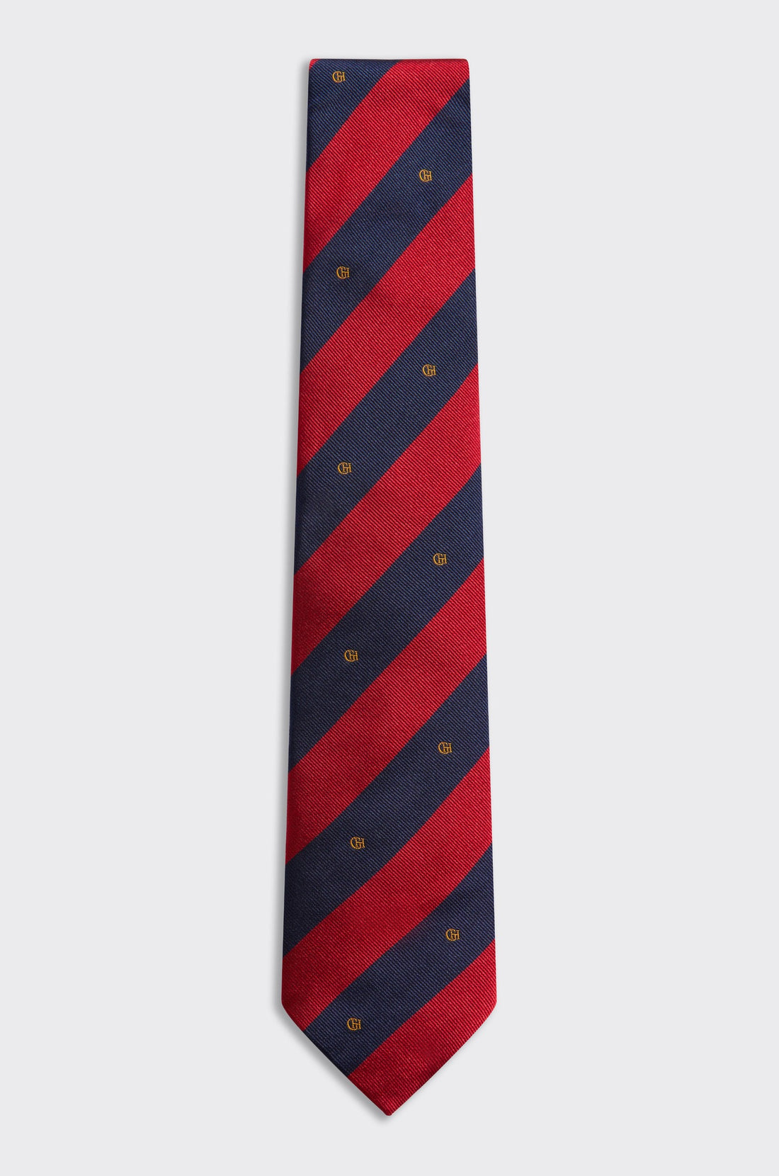 Carberry Regimental Stripe Silk Tie