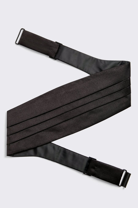 Adair Cummerbund Black Barathea Black
