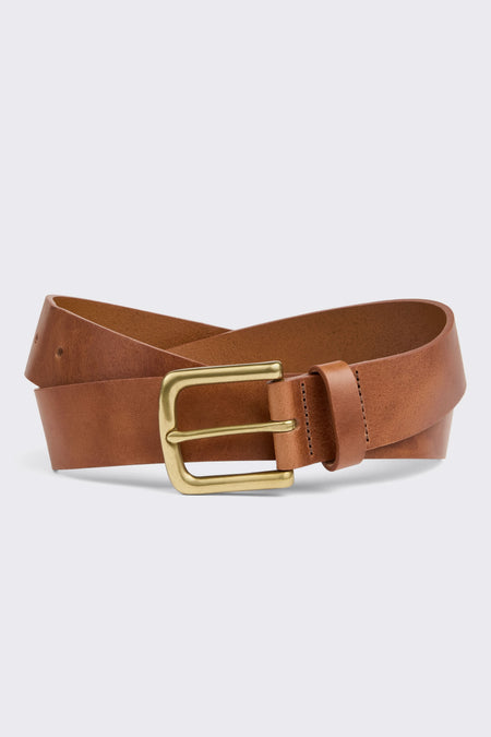 Ewart Casual Belt Leather Tan