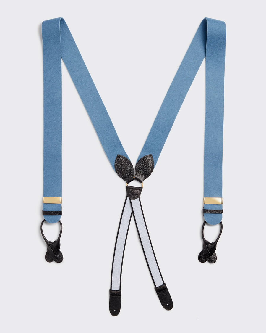 Sinclair Box Cloth Suspenders Light Blue
