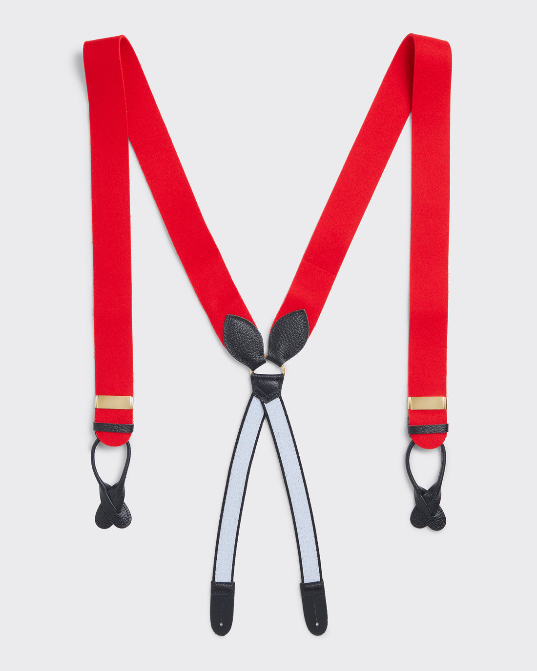 Sinclair Box Cloth Braces Red