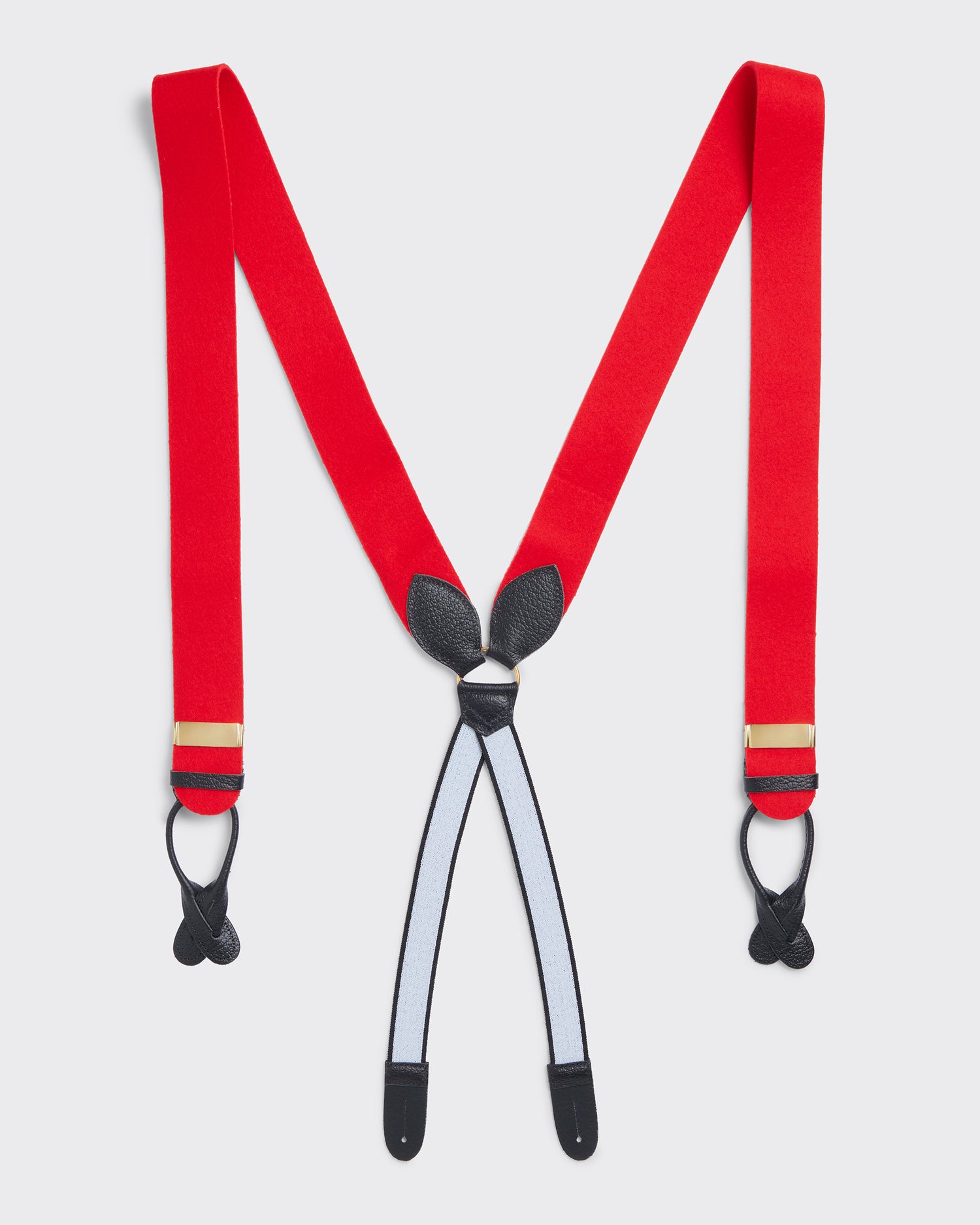 Sinclair Box Cloth Braces Red