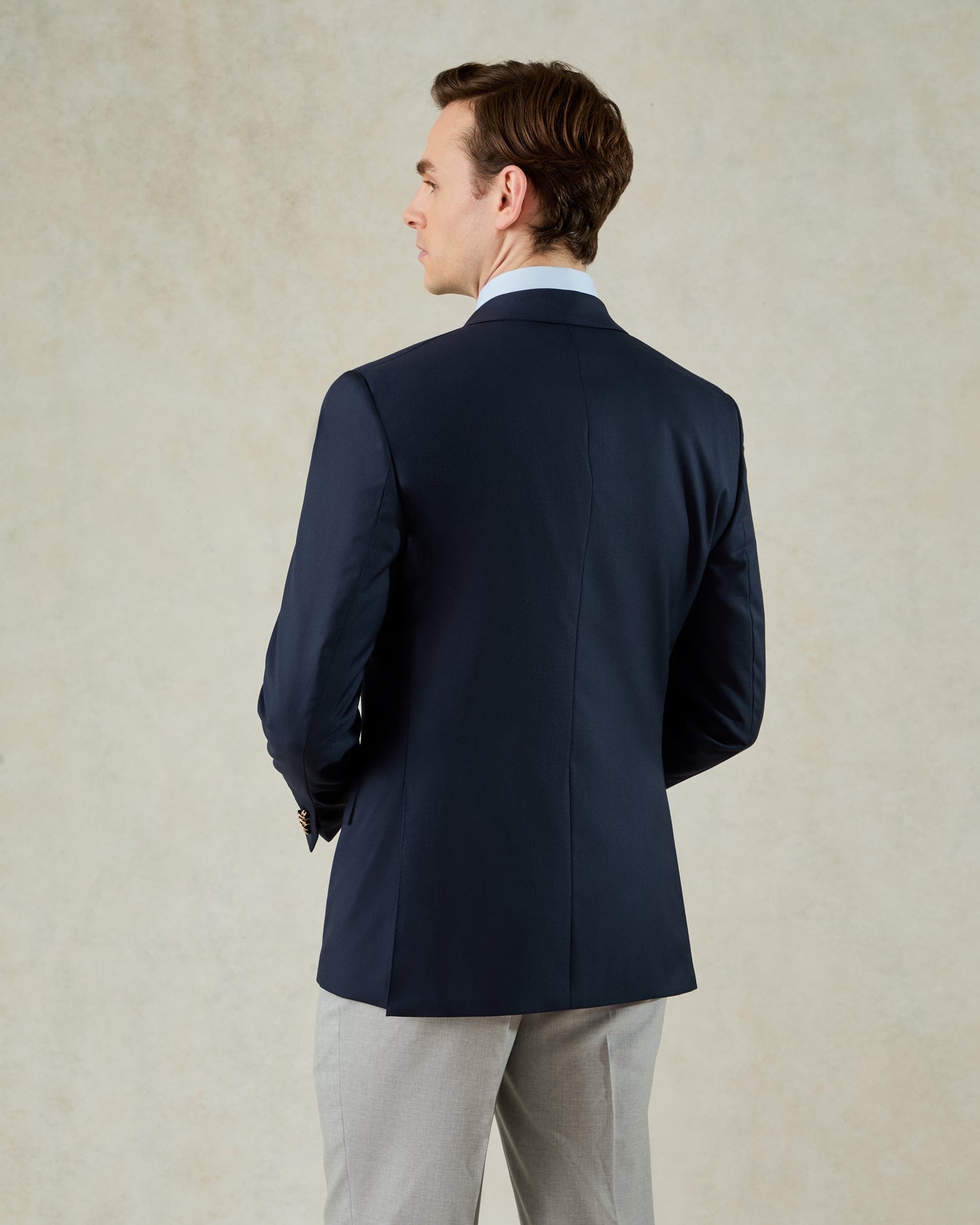 George Wool Fresco Blazer Navy