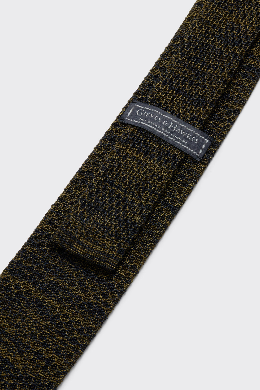 Carberry Knitted Silk Tie Navy