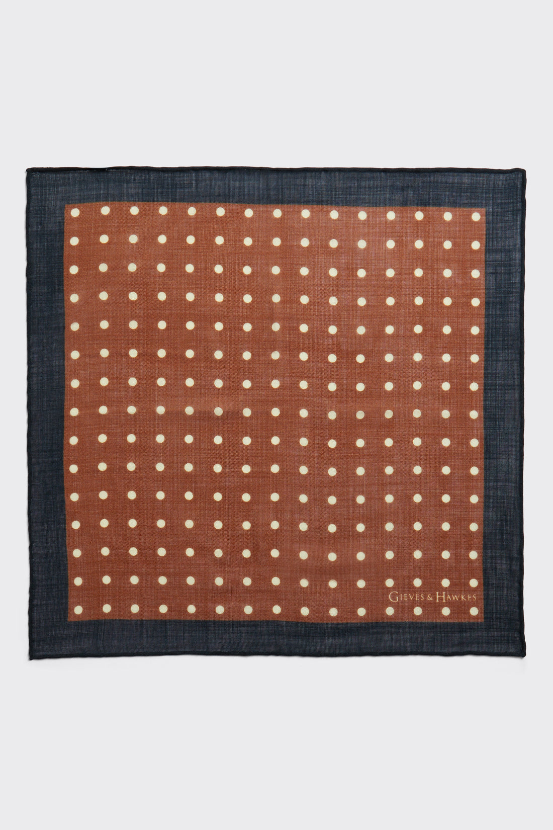 Carver Wool Voile Spot Rust