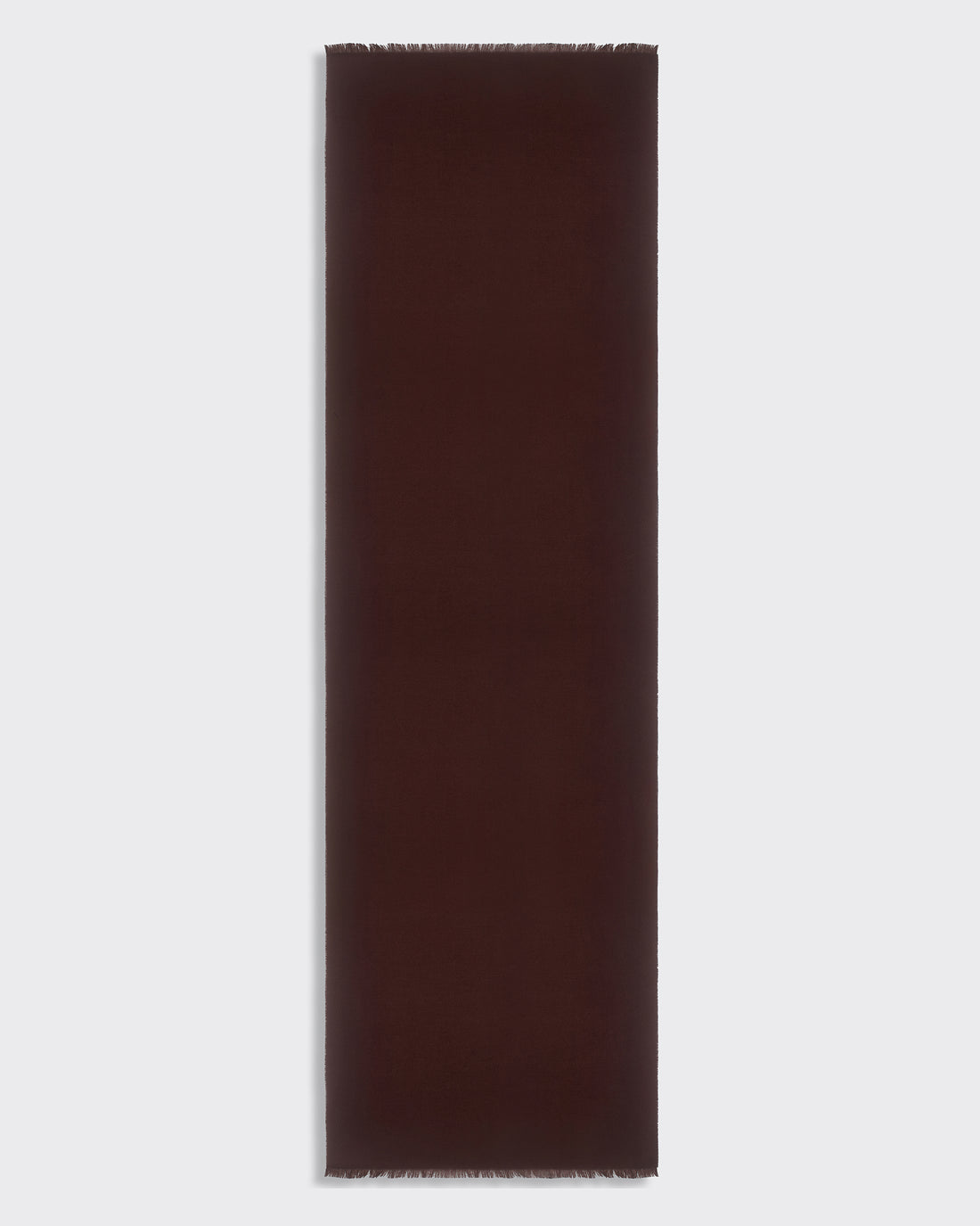 Kenmare Wool Scarf Monogram Burgundy