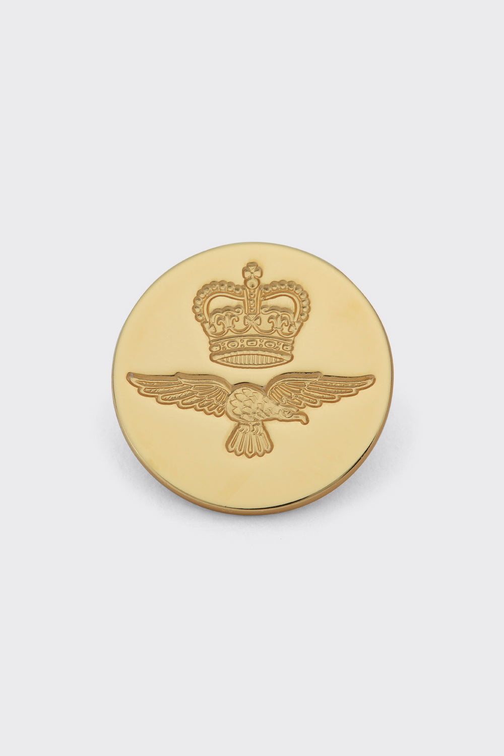 RAF Blazer Button - Flat Indented Wings Gilt