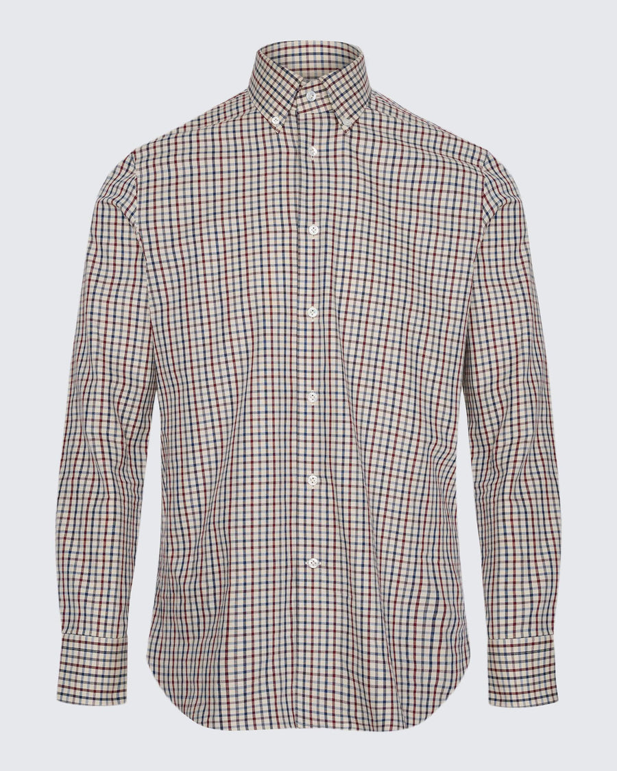 Kinnon Cotton Check Shirt Multi