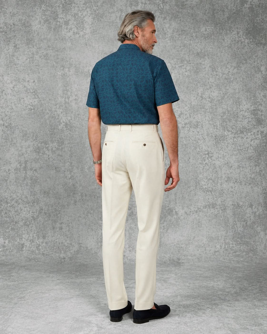 Heath Cotton & Lyocell Portsmouth Men Shirt Teal