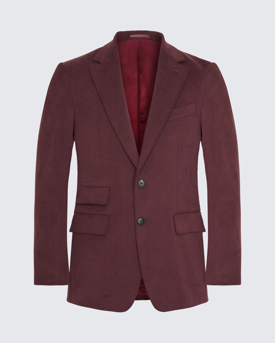Barlow Moleskin Jacket Burgundy