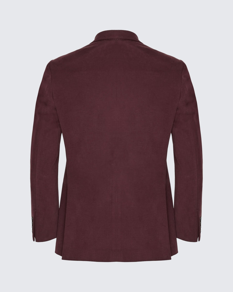 Barlow Moleskin Jacket Burgundy
