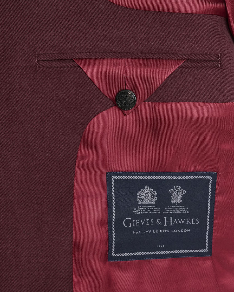 Barlow Moleskin Jacket Burgundy