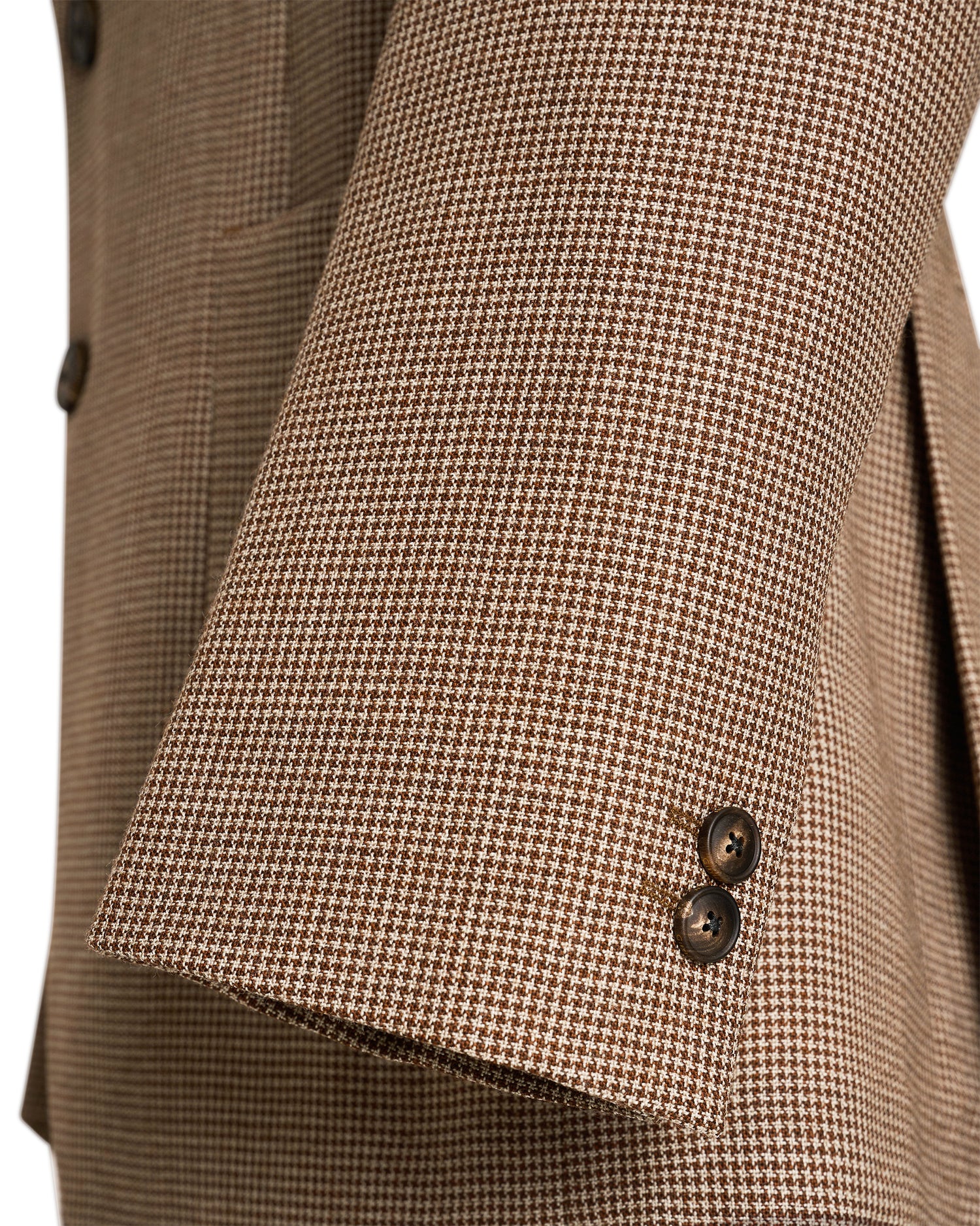 Beatty Merino Wool Puppytooth Blazer Burgundy/Wine