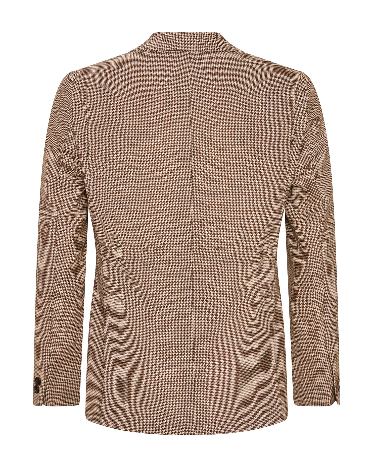 Beatty Merino Wool Puppytooth Blazer Burgundy/Wine