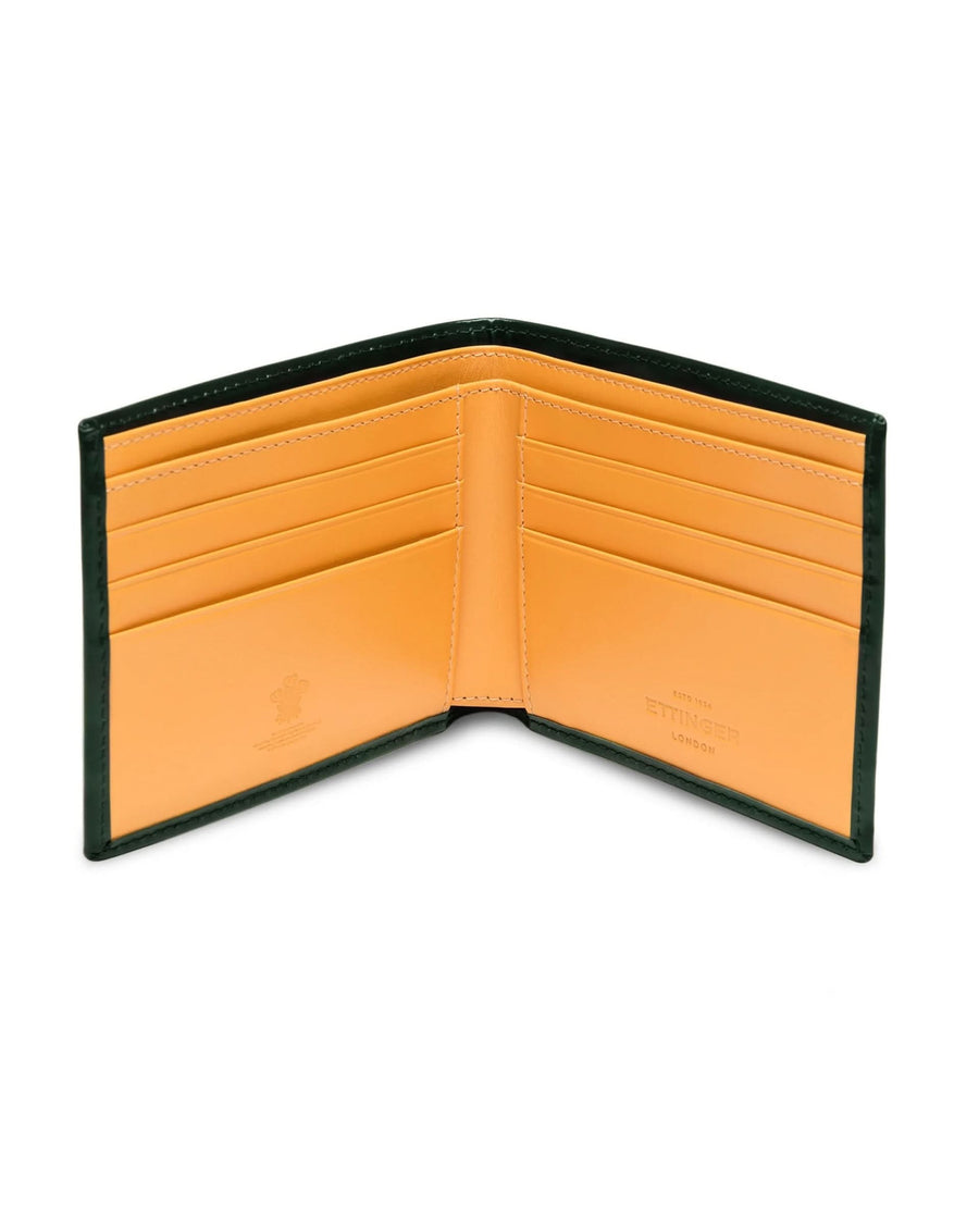 Bridle Hide Billfold Wallet Green