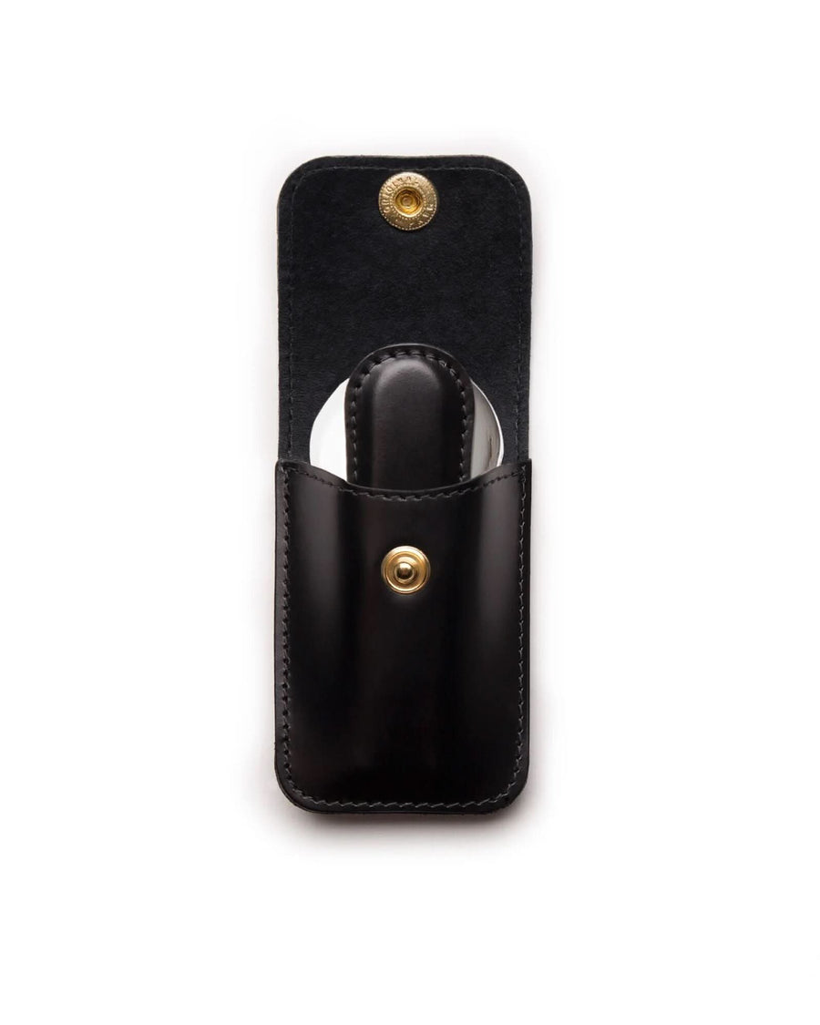 Bridle Hide Travel Shoe Horn Black